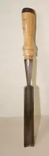 Old Carving tools Vintage Stiletto 1" No. 7 sweep wood carving gouge