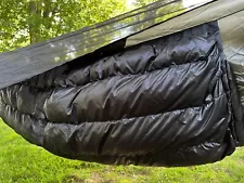 Warbonnet Blackbird Double Layer Hammock With Yeti 850 Torso Length Underquilt.