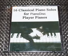 Classical Player Piano Solos for PianoDisc PDS-228CFX, PDS-128, Opus7, PianoCD