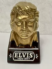 Vintage 1977 Elvis Whiskey Decanter McCormick Limited Edition Head/Bust w/ Box