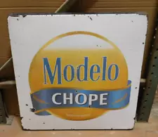 Modelo Beer Metal Table Porcelain Top #1-Mexican-Restaurant Bar-30x30