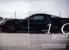 2012 Chevy Centennial Edition Corvette ZR1, Big Bold 2-pp Mag Ad, 15.5x10.75 in