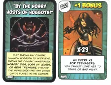 X-Munchkin Marvel Retailer Exclusive Steve Jackson Games Promo Cards Nice