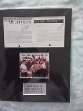 SIGNED QUARRYMEN THE BEATLES