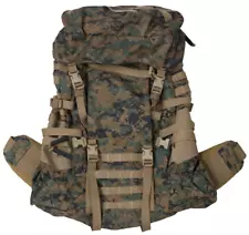 DAMAGED USMC GEN 2 Marpat Tan Woodland ILBE Main Pack Lid Belt COMPLETE Arcteryx