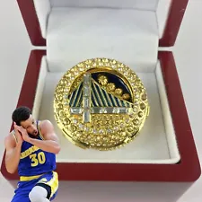 Stephen Curry Golden State Warriors Championship Ring 2022 with Wood Display Box