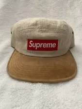 Supreme Sand Safari Camp Cap 2011 5 Panel Strapback Rare Grail Box Logo