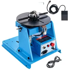 VEVOR 10KG Rotary Welding Positioner 0-90° Positioning Turntable Table 1-12RPM