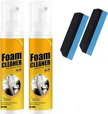 2PCS Car Foam Cleaner Spray Powerful Stain Removal Kit Multifunctional for Ho...