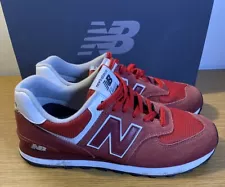 New Balance ML574SS0 Classic Red Suede Sneakers Men’s Sz 10D