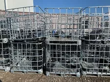 *We Do Not Ship** 275 Gallon IBC TOTE CONTAINER - Cages - Good for firewood