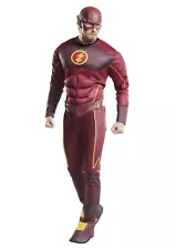 Adult Deluxe The Flash DC Comics Superhero Costume SIZE STANDARD (Used)