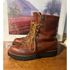 Vintage Danner Mens 8 D 60420 Gore-tex Leather Work Boots Brown