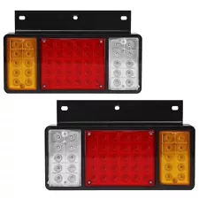 Pair 50LED Rear Tail Light For GMC W Isuzu Elf Truck NPR NQR NRR NKR NHR 1984-up (For: Isuzu)