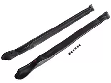 1971-1975 Oldsmobile Delta 88 convertible A-pillar post weatherstrip seals, pair (For: 1971 Oldsmobile Delta 88)