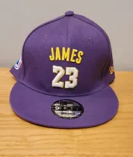 NEW Lebron James #23 Los Angeles Lakers Adjustable Snapback Hat Cap Inside Photo