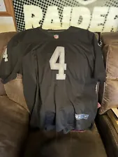 Raiders Mens Jersey Used Size 48 # 4 Carr Sewn On See Pictures for any questions