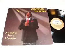 Charles McLean "Straight From Heaven" 1989 Gospel/Funk LP, VG+, Original Miracle