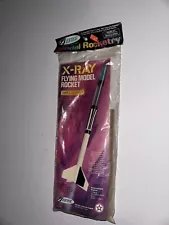 Vintage 1970’s Estes X-RAY #1218 model rocket kit With Clear payload section NOS