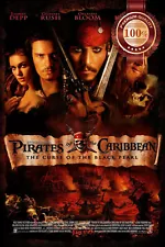 PIRATES OF THE CARIBBEAN CURSE OF THE BLACK PEARL ORIGINAL PRINT PREMIUM POSTER