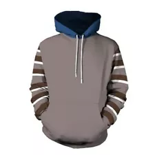 Unisex Hoodie Cosplay Costume Pullover Jacket Ticci Toby Creepypasta Long Sleeve