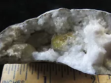 Geode with Celestite, Druzy Quartz and Calcite- Mitchell, Indiana