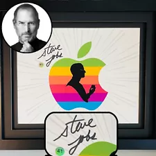 ðAUTHENTIC Steve Jobs Hand Signed Apple Computers Autograph Signature W/COA