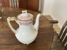 Antique Haviland Limoges Chocolate Pot-beautiful Condition!!!