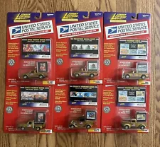 Johnny Lightning USPS American Truck and Stamp Collection Lot of 6