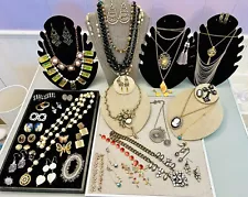 Big Lot Of Beautiful Vintage Jewelry Some True Antique Over 40 Pieces