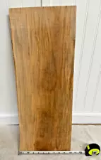 Curly Spalted Single Live Edge Maple Slab