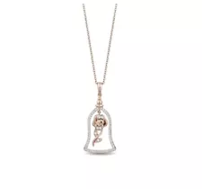 Beauty and The Beast “Enchanted Rose” Necklace