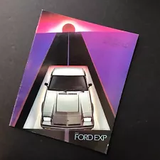 1982 Ford EXP Dealer Sales Brochure Catalog - Tomorrow is Here!