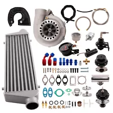 T3/T4 Universal Turbo Kits Intercooler+BOV+Wastegate for Toyota 1JZ/2JZ 7MGTE