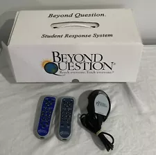 BEYOND QUESTION Student Response System Classroom Voting 1 Remote + 30 Clickers