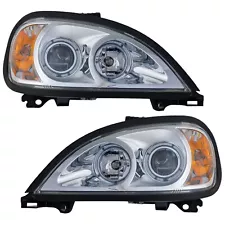 Headlights For 2000-2013 Freightliner Columbia Left LH Right RH Assembly Halogen (For: 2005 Freightliner Columbia)