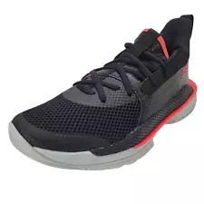 Under Armour Curry 7 Grade School Black/Red Size 5.5 Youth 3022113-001 NEW!