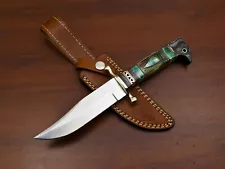 CSFIF Custom Bowie Knife AUS-8 Steel Hard Wood Brass Guard Hunter Unique