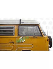 Magnetic Mosquito Nets (Pair) for VW T2 Bay Cab Window in Brown C9071