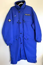 DESCENTE Long Ski Parka Polymide Jacket - Blue - Men’s Size Large