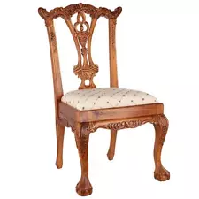 Design Toscano English Chippendale Side Chair