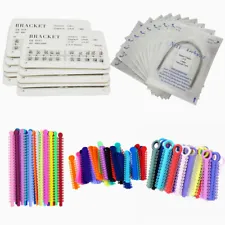 Dental Orthodontic Braces Kit 0.022 Roth Brackets /NiTi Arch Wire /Ligature Ties