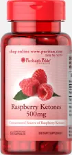 Puritan's Pride Raspberry Ketones 500 mg - 60 Capsules