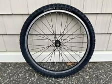 24" Front Bicycle Wheel Black With 2.1" Bontrager Tire Mountain Bike