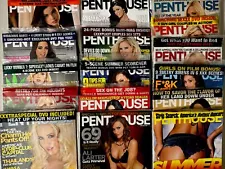 PENTHOUSE Magazines (16) Factory Sealed 2007 - 2015