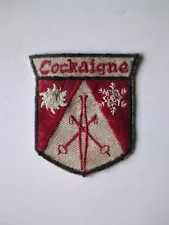 VINTAGE COCKAIGNE SKI PATCH –CHERRY CREEK N.Y. 2 1/2" TALL