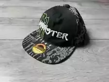 Monster energy snap back racing one size