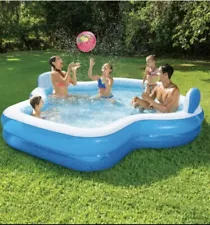 Member's Mark KB0819000 Inflatable Outdoor Mosaic Family Sized Swimming Pool