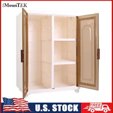 Portable Closet Wardrobe Closet for Hanging Clothes Storage Shelves with Wheels