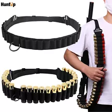 Tactical Ammo Holder Shotgun Rifle Sling Bandolier for 25x 12GA 20GA Gauge Shell